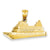 14k Gold Cruise Ship Charm hide-image