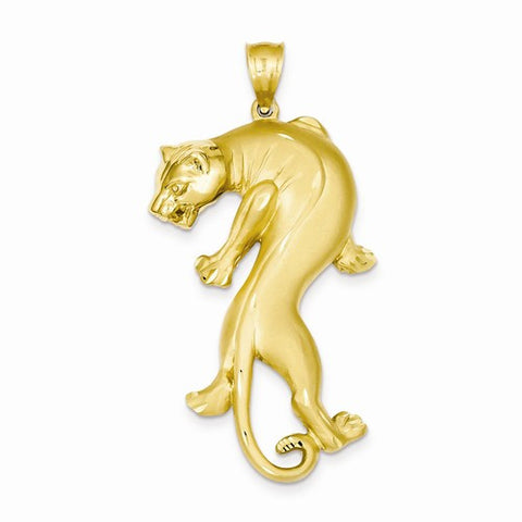 14k Gold Panther pendant, Stylish Pendants for Necklace