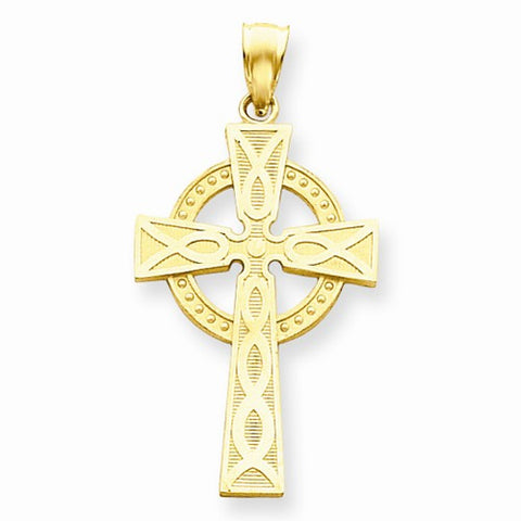 14k Gold Celtic Cross pendant, Adorable Pendants for Necklace