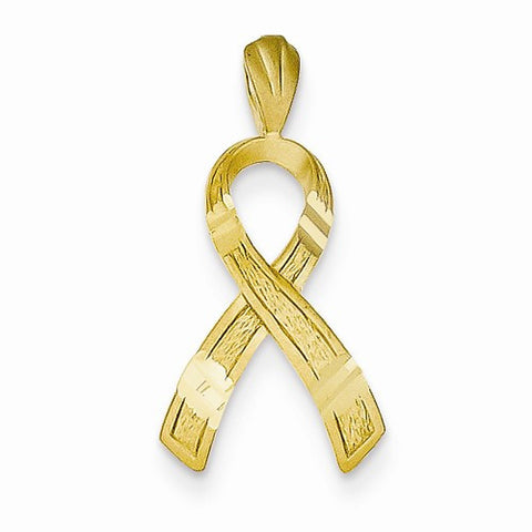 14k Gold Awareness pendant, Exquisite Pendants for Necklace