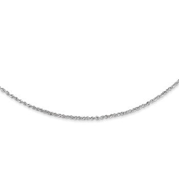 14K White Gold Perfectina Chain