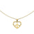 14K Yellow Gold Polished Hrt Pendant On Chain