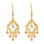 14k Tri-Color Ch&elier Earrings