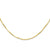 14K Yellow Gold Sided Snake Chain