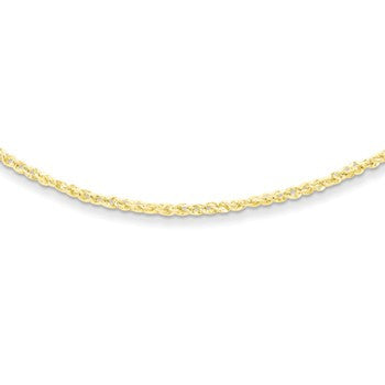 14K Yellow Gold Diamond-Cut Perfection Chain