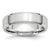 Cobalt Beveled Edge Satin and Polished 6mm Wedding Band