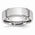 Cobalt Beveled Edge Satin and Polished 7mm Wedding Band