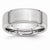 Cobalt Beveled Edge Satin and Polished 8mm Wedding Band