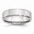Cobalt Beveled Edge All Satin 6mm Wedding Band