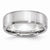 Cobalt Beveled Edge Satin 7mm Wedding Band