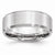 Cobalt Beveled Edge Satin 8mm Wedding Band