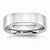 Cobalt Flat Polished 6mm Wedding Band