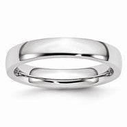 Cobalt Polished 4mm Wedding Band