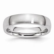Cobalt Satin 5mm Wedding Band