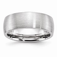 Cobalt Satin 8mm Wedding Band