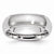 Cobalt Satin and Polished 7mm Ridged Edge Wedding Band
