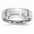 Cobalt with Sterling Silver Inlay Satin 6mm Wedding Band