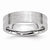 Cobalt with Sterling Silver Inlay Satin 6mm Flat Wedding Band