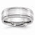 Cobalt with Sterling Silver Inlay Satin and Polished 8mm Wedding Band