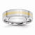 Cobalt with 14k Gold Inlay Satin and Polished 6mm Wedding Band