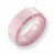 Ceramic Pink Faceted 8mm Polished Wedding Band