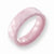 Ceramic Pink Faceted 6mm Polished Wedding Band