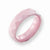 Ceramic Pink Faceted 5.5mm Polished Wedding Band