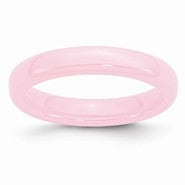 Ceramic Pink 4mm Polished Wedding Band