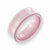 Ceramic Pink Concave 7mm Polished Wedding Band