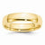 14k Yellow Gold 5mm Lightweight Comfort Fit Wedding Band