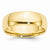 14k Yellow Gold 7mm Lightweight Comfort Fit Wedding Band