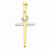 14k Gold Two-tone Cross pendant, Beautiful Pendants for Necklace