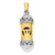 14k Gold Two-tone Mezuzah w/Shin Charm hide-image