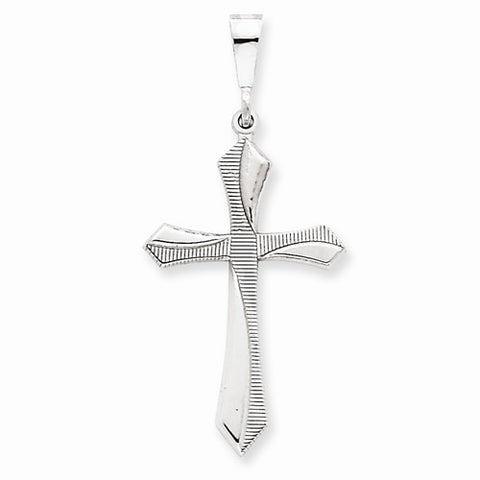 14k White Gold Passion Cross pendant, Beautiful Pendants for Necklace