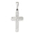 14k White Gold Cross Charm hide-image