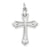 14k White Gold Passion Cross Charm hide-image