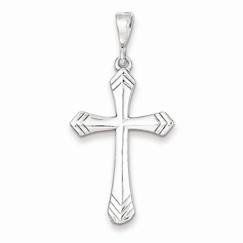 14k White Gold Passion Cross pendant, Gorgeous Pendants for Necklace