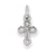 14k White Gold Passion Cross Charm hide-image