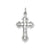 Cross Charm in 14k White Gold