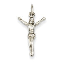 14k White Gold Jesus Charm hide-image