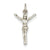 14k White Gold Jesus Charm hide-image