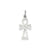 Ankh Cross Charm in 14k White Gold