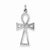 14k White Gold Ankh Cross pendant, Exquisite Pendants for Necklace