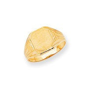 14k Yellow Gold Signet Ring