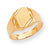 14k Yellow Gold Signet Ring