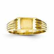 14k Yellow Gold Signet Ring