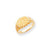 14k Yellow Gold Signet Ring