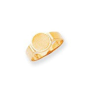 14k Yellow Gold Signet Ring