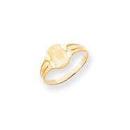 14k Yellow Gold Signet Ring