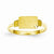 14k Yellow Gold Signet Ring